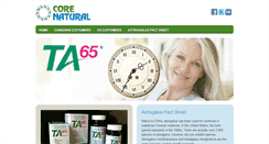 Desktop Screenshot of corenatural.ca